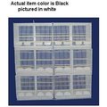 Yml YML 6x2434BLK Lot of Six Small Bird Breeding Cages with Divider in Black 6x2434BLK